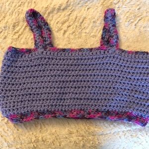Handmade crochet halter top. New.